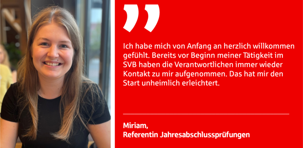 Miriam, Referentin Jahresabschlussprüfungen